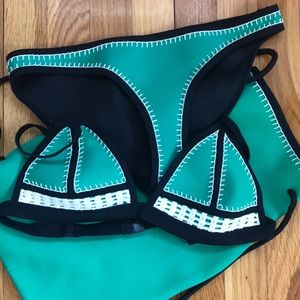 TRIANGL adorable bikini JUST TOP AND BAG